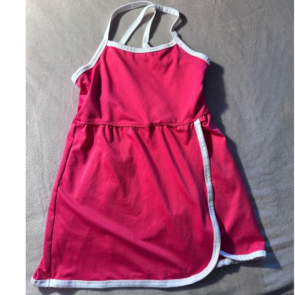 All In Motion Womens Pink Athletic Tennis Dress Built-in Shorts Size S 6/7